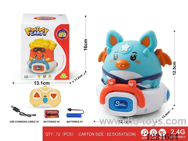 2.4G 3ch rc vinyl car W L/M included battery