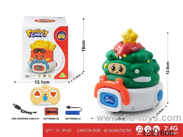 2.4G 3ch rc vinyl car W L/M included battery