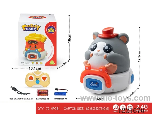 2.4G 3ch rc vinyl car W L/M included battery