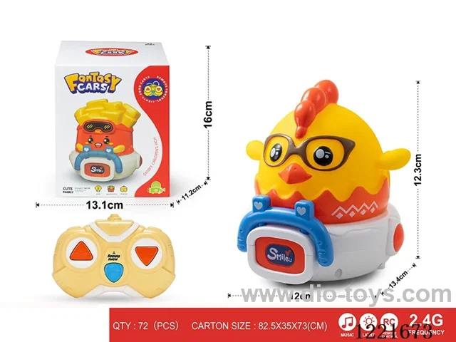 2.4G 3ch rc vinyl car W L/M