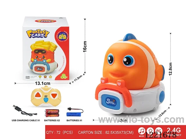 2.4G 3ch rc vinyl car W L/M included battery