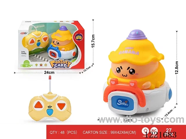 27MHZ 2ch rc vinyl car with light