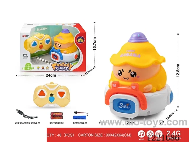 2.4G 3ch rc vinyl car W L/M included battery