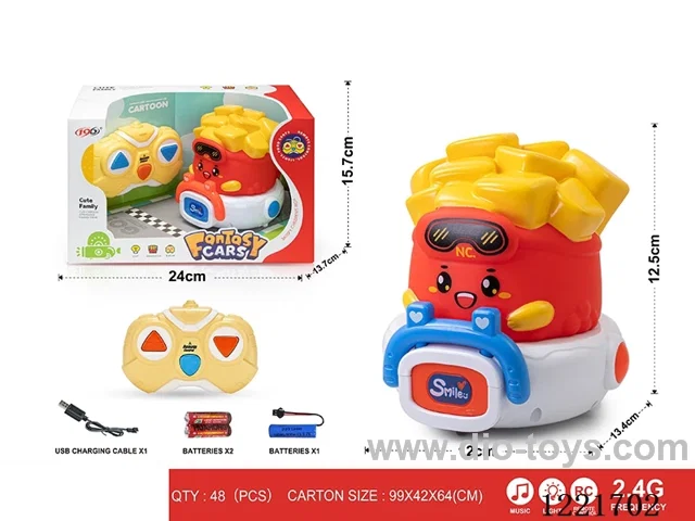 2.4G 3ch rc vinyl car W L/M included battery