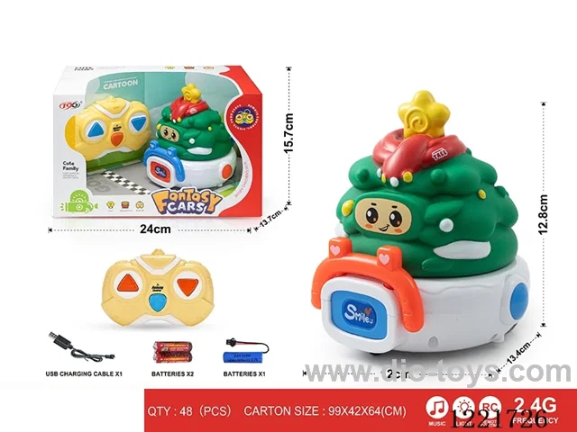 2.4G 3ch rc vinyl car W L/M included battery