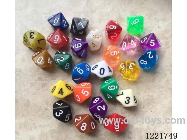 0-9 ten-sided digital dice