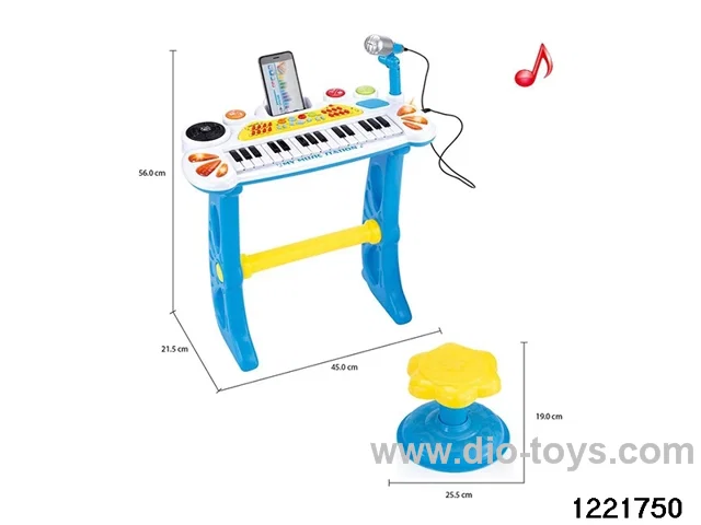electronic organ has a microphone