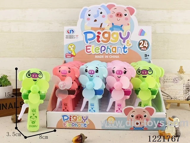 Hand Pressed Fan 24PCS