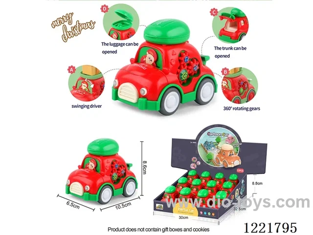 Cartoon Gear Storage Inertia Vehicle (Candy-Containable)