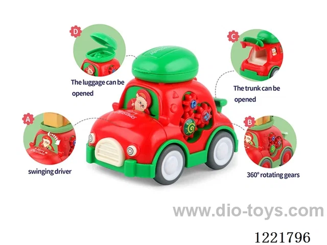 Cartoon Gear Storage Inertia Vehicle (Candy-Containable)
