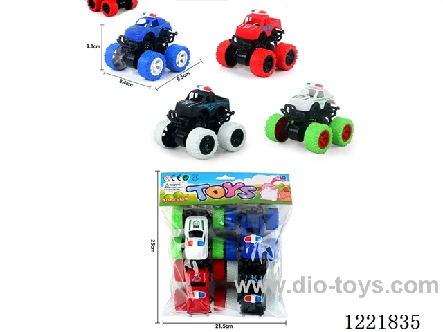 Big Wheel Dual Inertia Police Vehicle