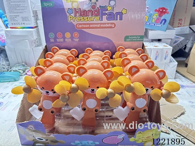 Hand Pressed Fan 12PCS