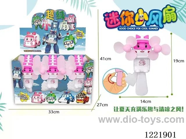 Hand Pressed Fan 12PCS