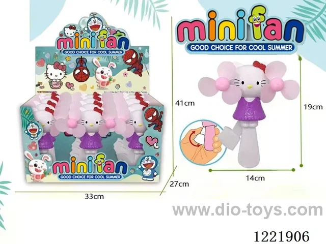 Hand Pressed Fan 12PCS