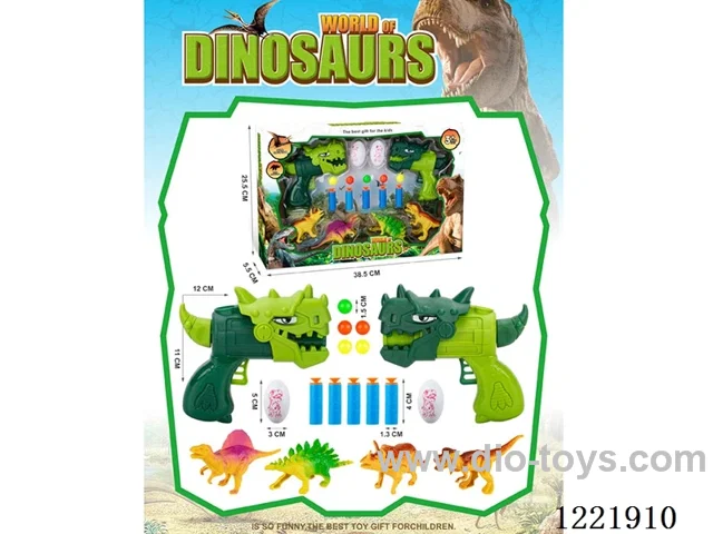 Dinosaur Soft Bullet Ping Pong Gun