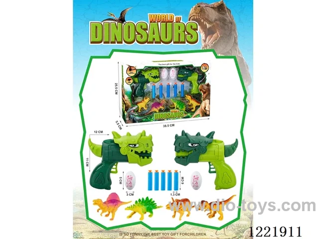 Dinosaur Soft Bullet Ping Pong Gun