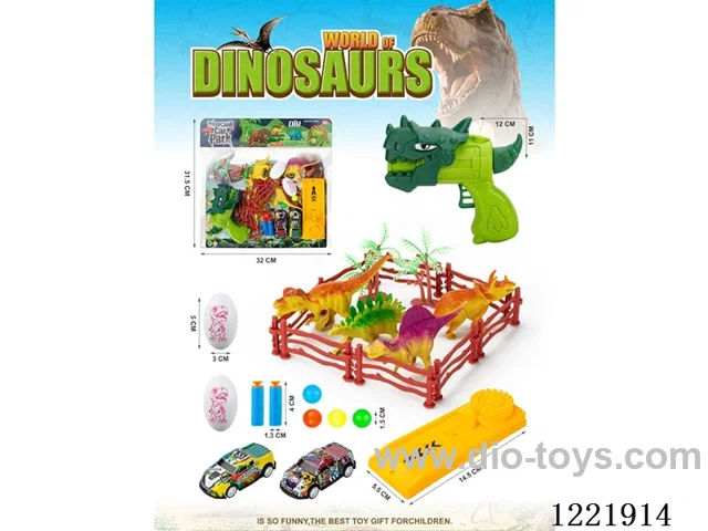 Dinosaur Soft Bullet Ping Pong Gun