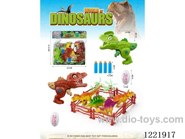 Dinosaur Soft Bullet Ping Pong Gun