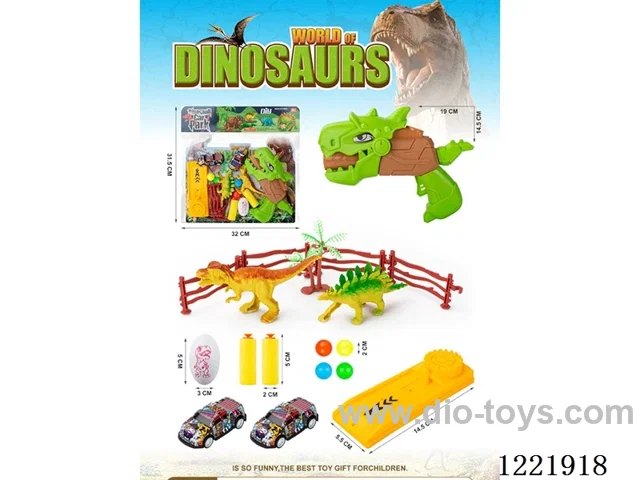 Dinosaur Soft Bullet Ping Pong Gun