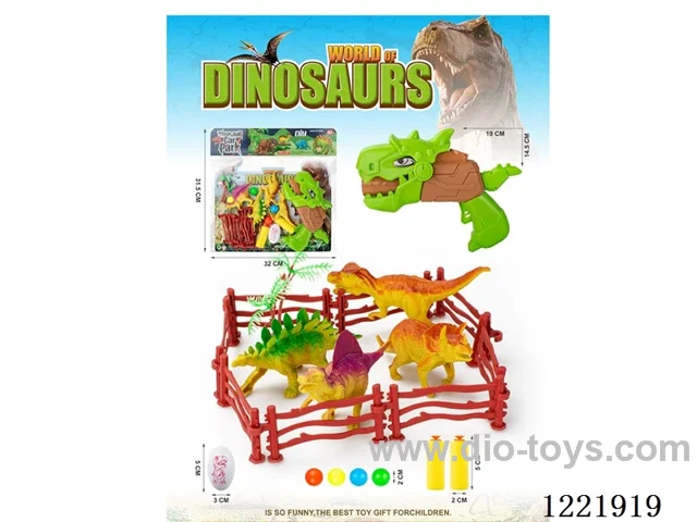 Dinosaur Soft Bullet Ping Pong Gun