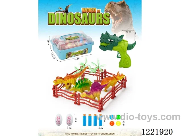 Dinosaur Soft Bullet Ping Pong Gun