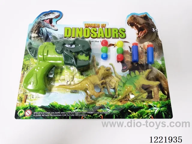 Dinosaur Soft Bullet Ping Pong Gun