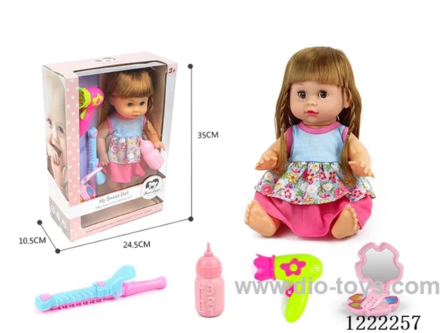 14 inch doll set with 12 IC +Drinking/ peeing included 3*AG13