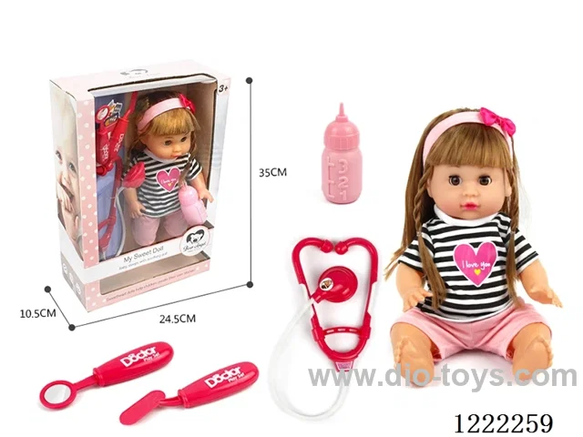 14 inch doll set with 12 IC +Drinking/ peeing included 3*AG13