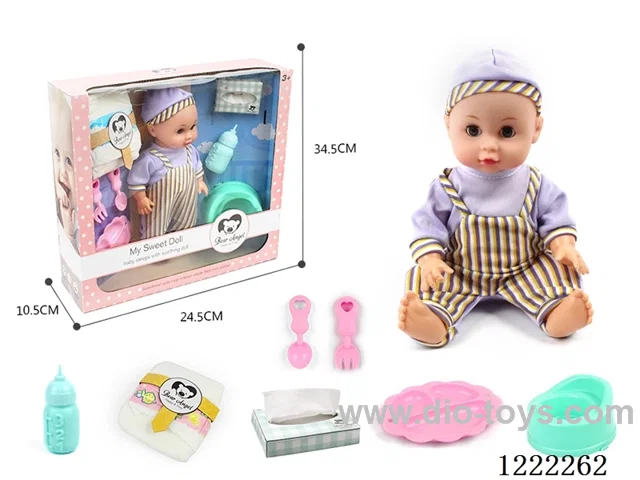 14 inch doll set with 12 IC +Drinking/ peeing included 3*AG13