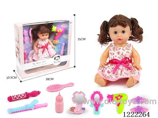 14 inch doll set with 12 IC +Drinking/ peeing included 3*AG13