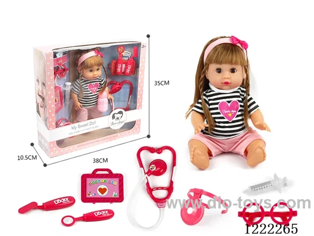 14 inch doll set with 12 IC +Drinking/ peeing included 3*AG13