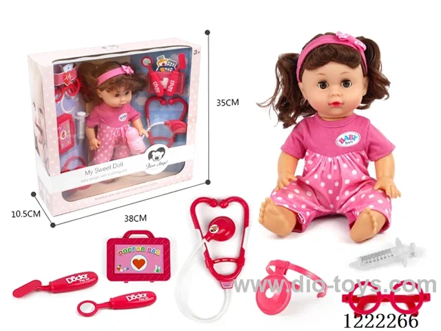 14 inch doll set with 12 IC +Drinking/ peeing included 3*AG13