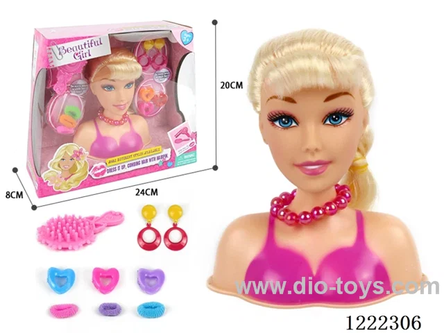 Half Barbie Makeup Head