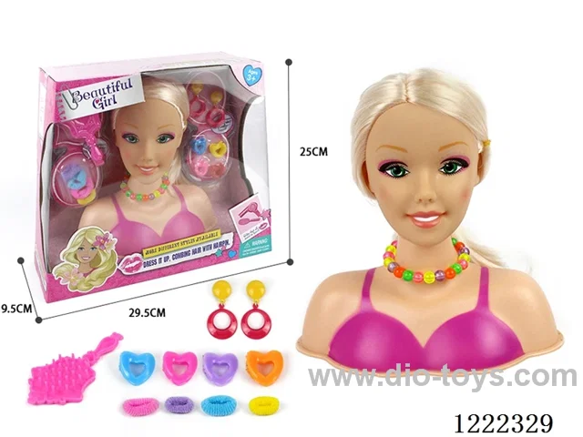 Half Barbie Makeup Head