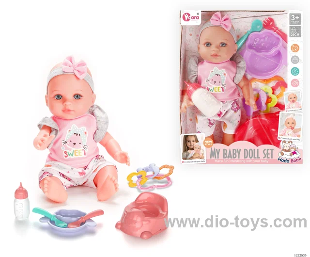 12 inch vinyl doll set W/4 IC（included 3*AG3）