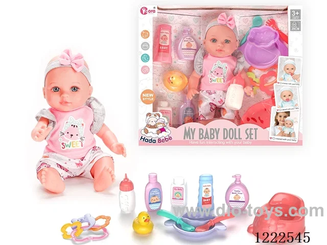 12 inch vinyl doll set W/4 IC（included 3*AG3）