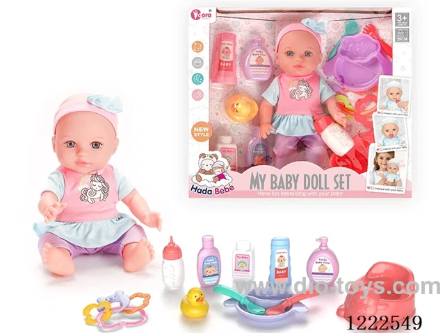 12 inch vinyl doll set W/4 IC（included 3*AG3）