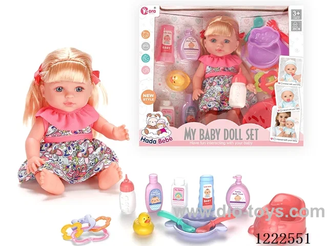 12 inch vinyl doll set W/4 IC（included 3*AG3）