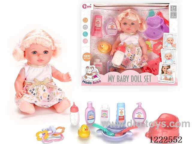 12 inch vinyl doll set W/4 IC（included 3*AG3）