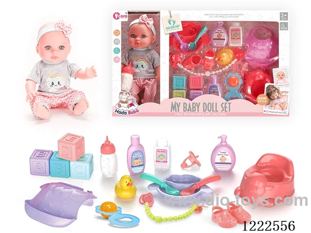 12 inch vinyl doll set W/4 IC（included 3*AG3）