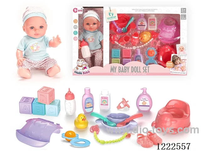 12 inch vinyl doll set W/4 IC（included 3*AG3）