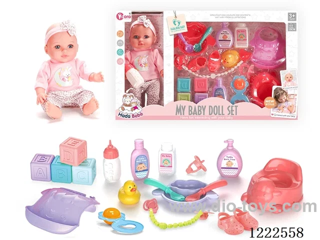 12 inch vinyl doll set W/4 IC（included 3*AG3）