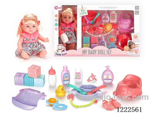 12 inch vinyl doll set W/4 IC（included 3*AG3）