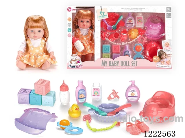 12 inch vinyl doll set W/4 IC（included 3*AG3）