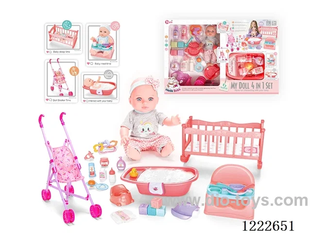 12 inch Vinyl Doll W/4 IC（included 3*AG3）