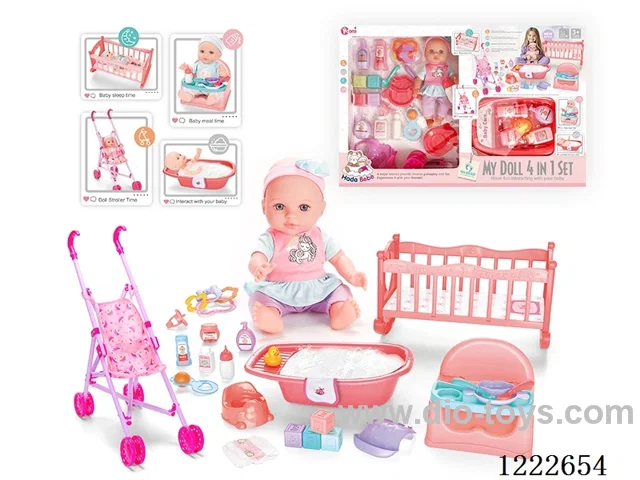 12 inch Vinyl Doll W/4 IC（included 3*AG3）
