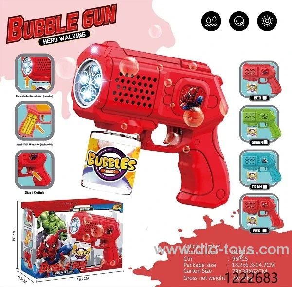 bubble gun in color box