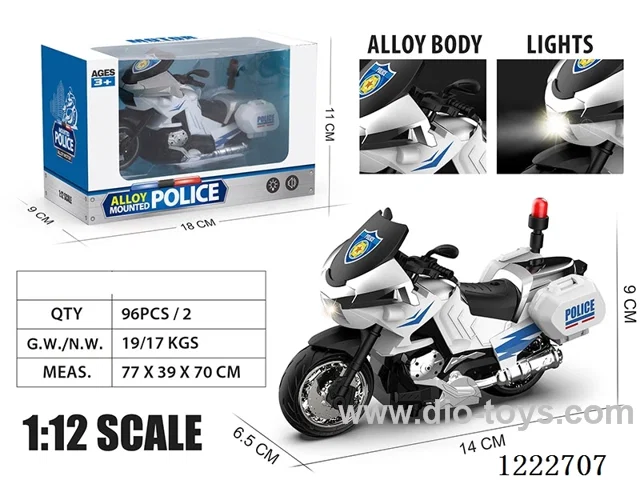 pull back alloy motorcycle
