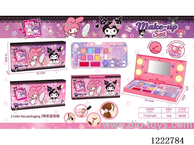 Eyeshadow 18 Colors - 2 colors mixed Cosmetic mirror with light