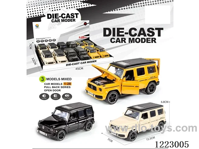 1:28 back alloy car W L/M